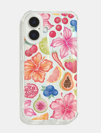 Exotic Fruit & Flowers Shock iPhone Case Phone Cases Skinnydip London