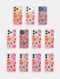 Exotic Fruit & Flowers Shock iPhone Case Phone Cases Skinnydip London