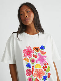 Exotic Fruit & Flowers T-Shirt Tops & T-Shirts Skinnydip London