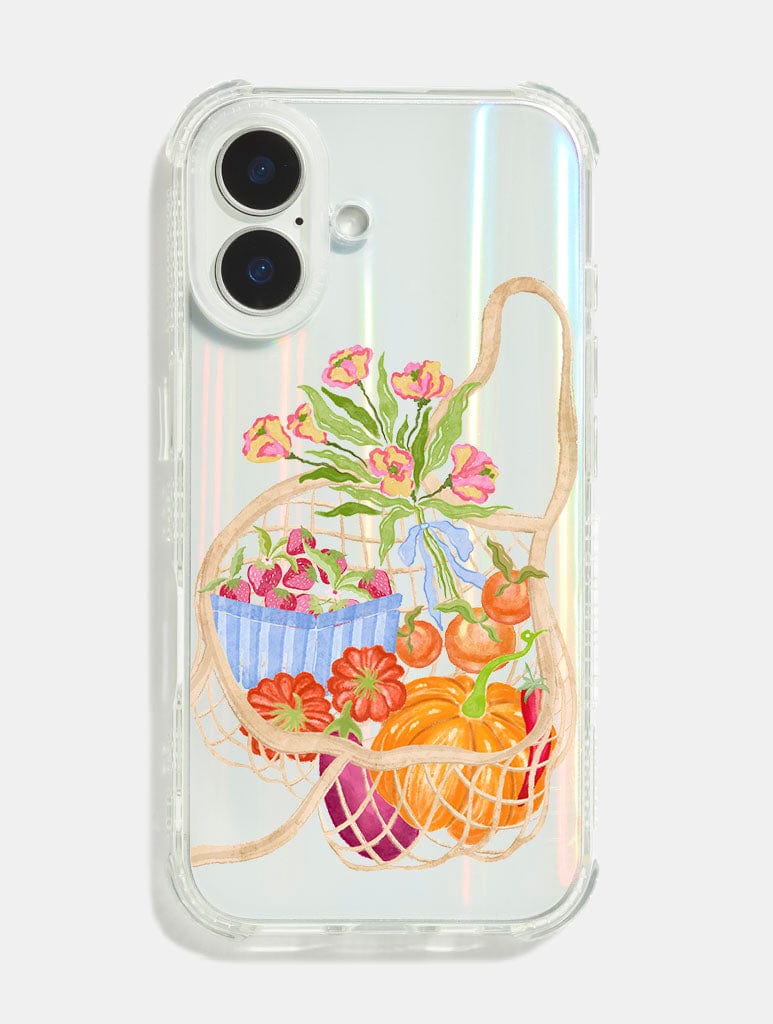 Farmers Market Basket Shock iPhone Case Phone Cases Skinnydip London