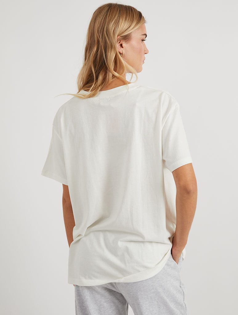 Fields of Flowers T-Shirt in Ecru Tops & T-Shirts Skinnydip London