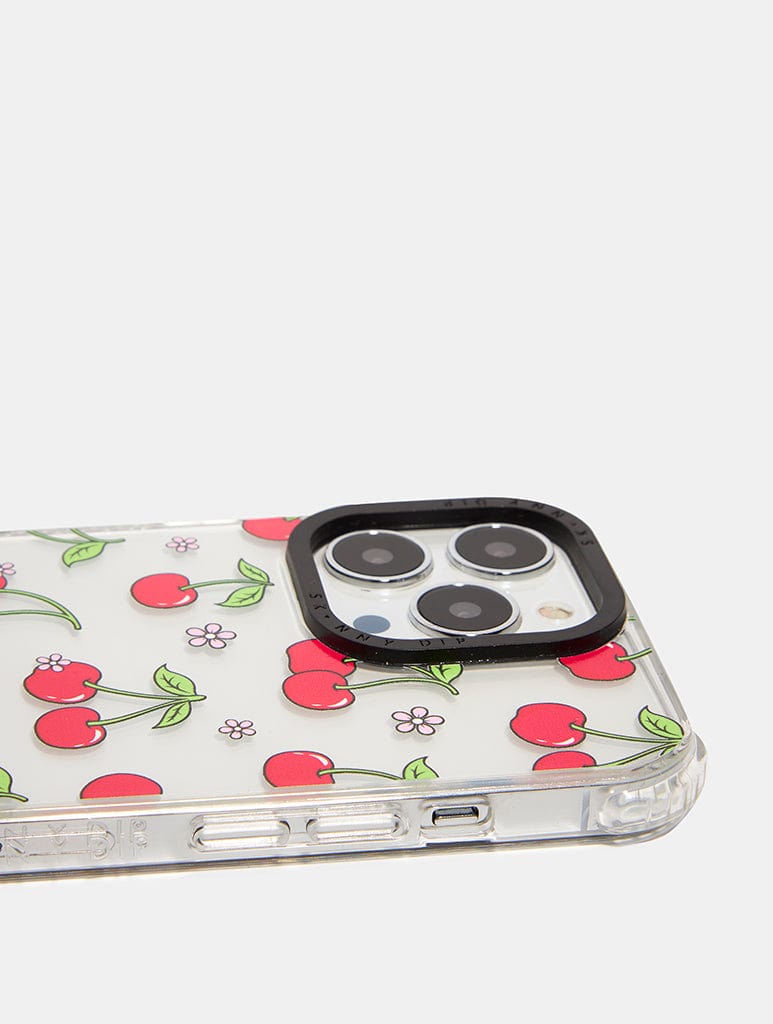 Floral Cherry Shock iPhone Case Phone Cases Skinnydip London