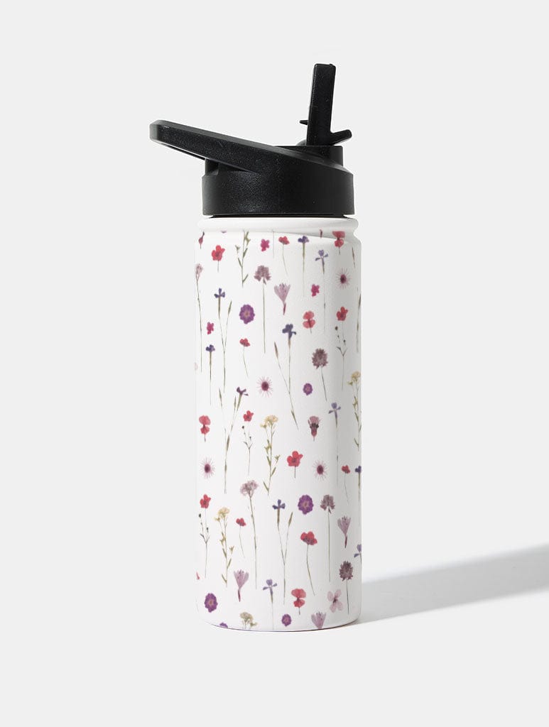 Floral Meadow 18oz Stainless Steel Water bottle Water Bottles Skinnydip London