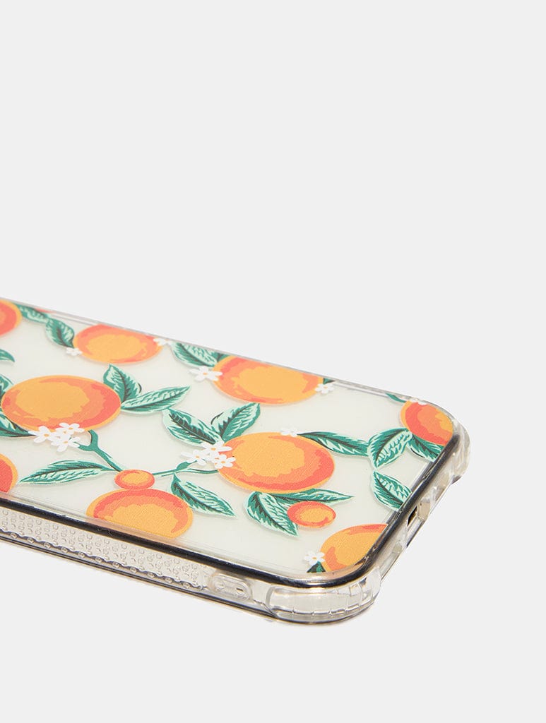 Floral Orange Shock iPhone Case Phone Cases Skinnydip London