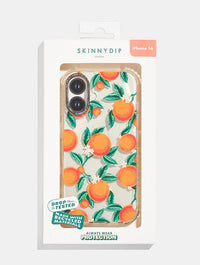 Floral Orange Shock iPhone Case Phone Cases Skinnydip London