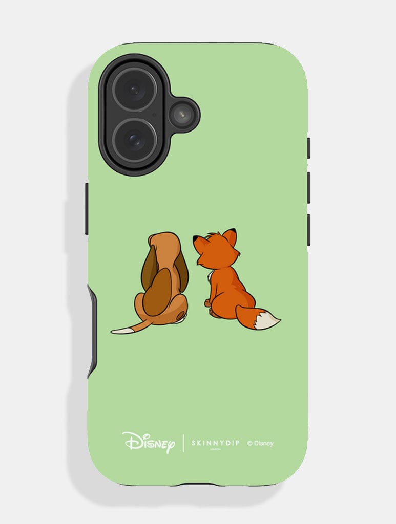 Fox and the Hound Green Ultra Protective iPhone Case Phone Cases Skinnydip London
