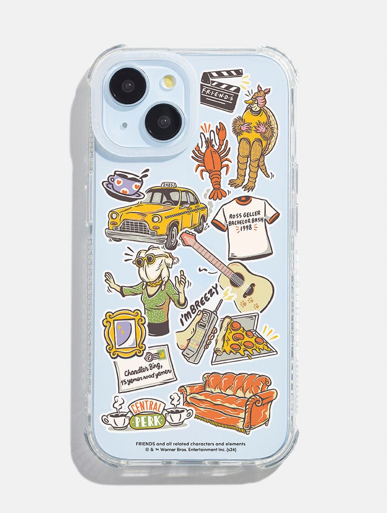 Friends x Skinnydip Sticker Shock iPhone Case Phone Cases Skinnydip London