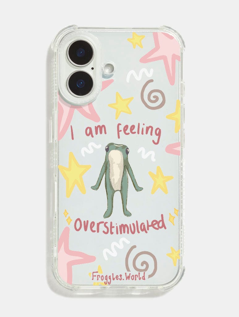 Froggles World x Skinnydip Overstimulated Frog Shock iPhone Case | Cute Slogan Phone Cases | Skinnydip London Froggles World x Skinnydip Overstimulated Frog Shock iPhone Case | Cute Slogan Phone Cases | Skinnydip London