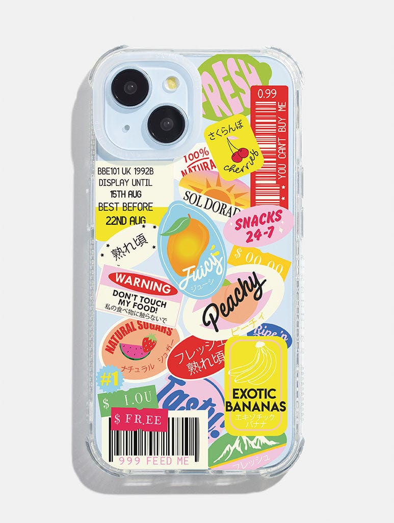Fruit Sticker Shock iPhone Case | Fruit Themed iPhone Cases Fruit Sticker Shock iPhone Case | Fruit Themed iPhone Cases