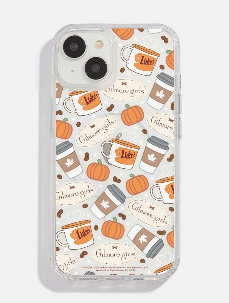 Gilmore Girls x Skinnydip Coffee Pattern MagSafe iPhone Case Phone Cases Skinnydip London