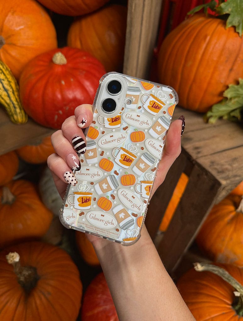 Gilmore Girls x Skinnydip Coffee Pattern Shock iPhone Case Phone Cases Skinnydip London