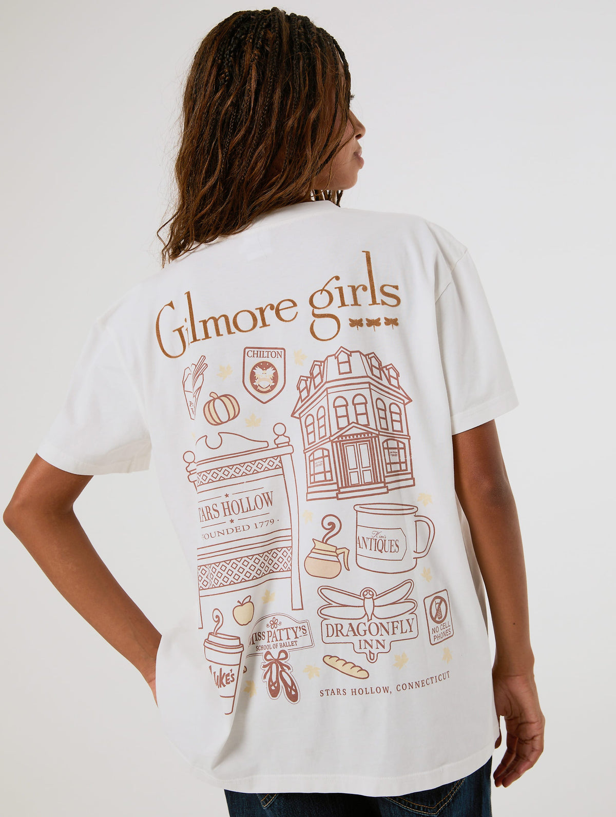 Gilmore Girls x Skinnydip Stars Hollow T-Shirt Tops & T-Shirts Skinnydip London