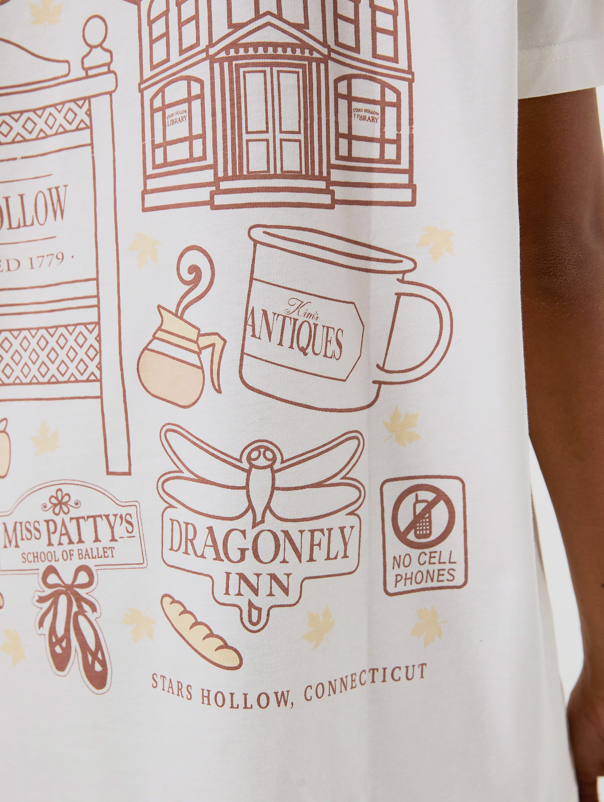 Gilmore Girls x Skinnydip Stars Hollow T-Shirt Tops & T-Shirts Skinnydip London