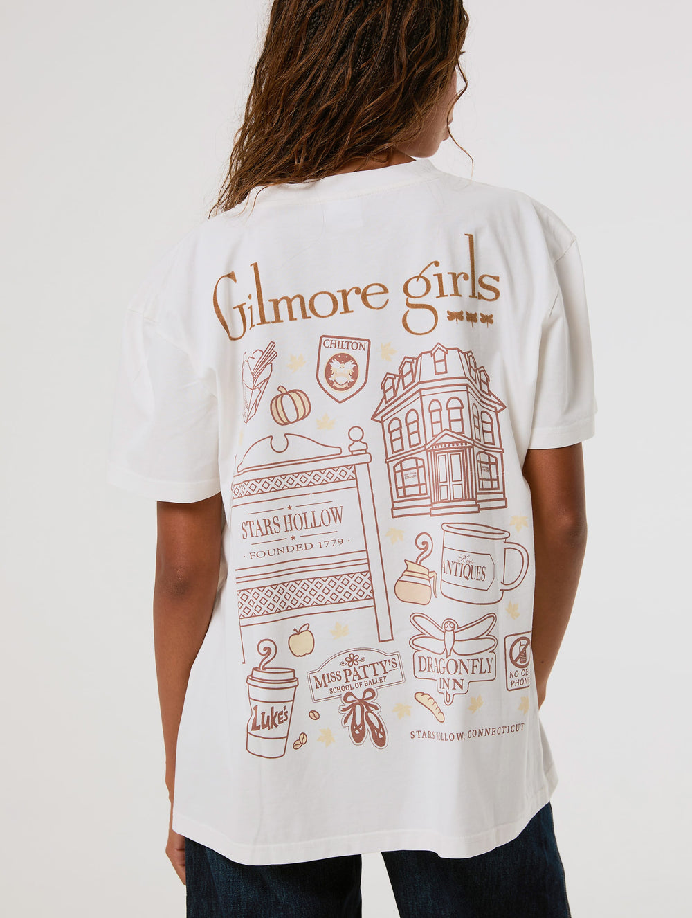 Gilmore Girls x Skinnydip Stars Hollow T-Shirt Tops & T-Shirts Skinnydip London
