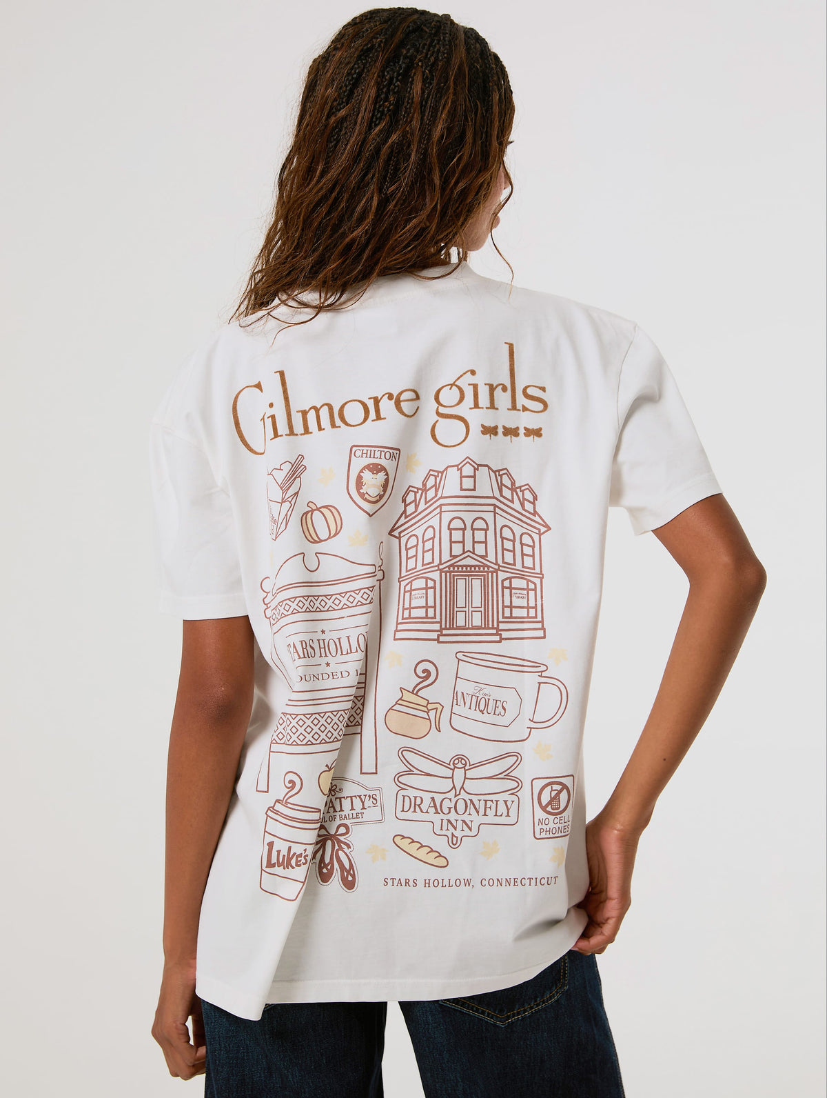 Gilmore Girls x Skinnydip Stars Hollow T-Shirt Tops & T-Shirts Skinnydip London