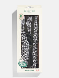 Gingham Ruffle Cross Body Strap Phone Grips Skinnydip London