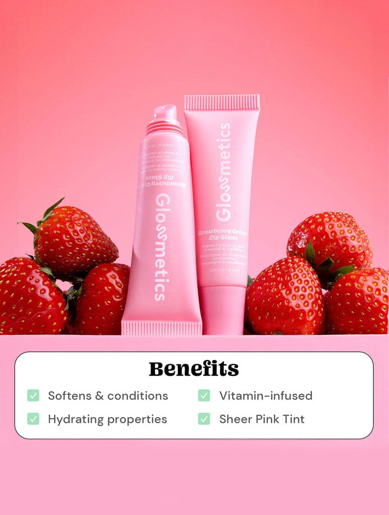 Glossmetics Strawberry Crème Lip Glaze Body Care Mallows Beauty