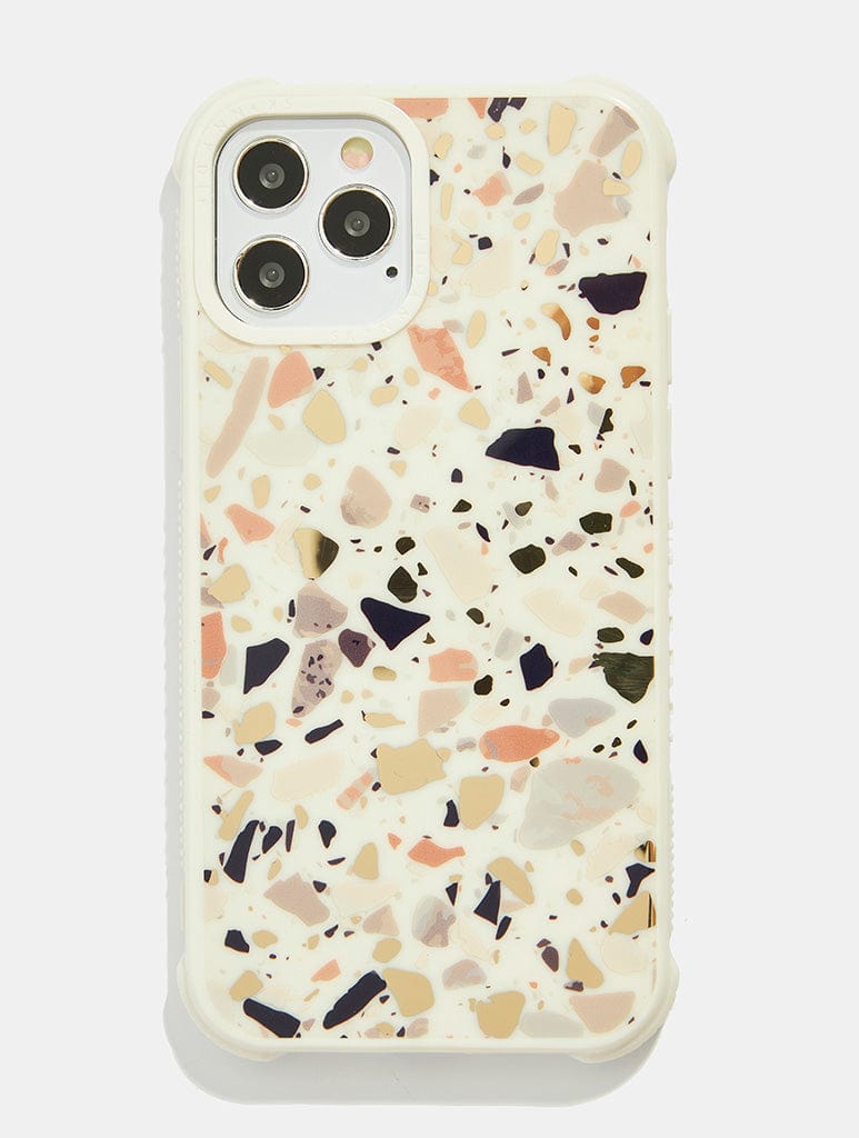 Gold Terazzo Shock iPhone Case Phone Cases Skinnydip London