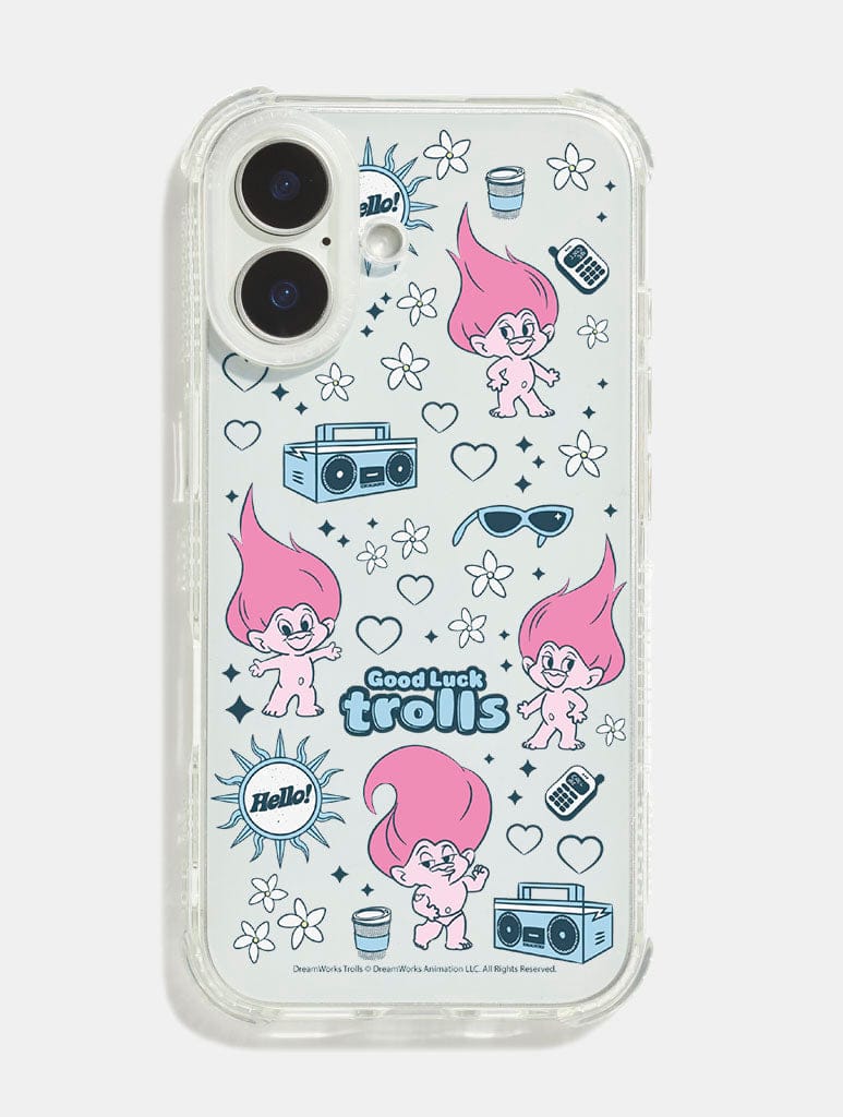 Good Luck Trolls x Skinnydip Sticker Shock iPhone Case Phone Cases Skinnydip London