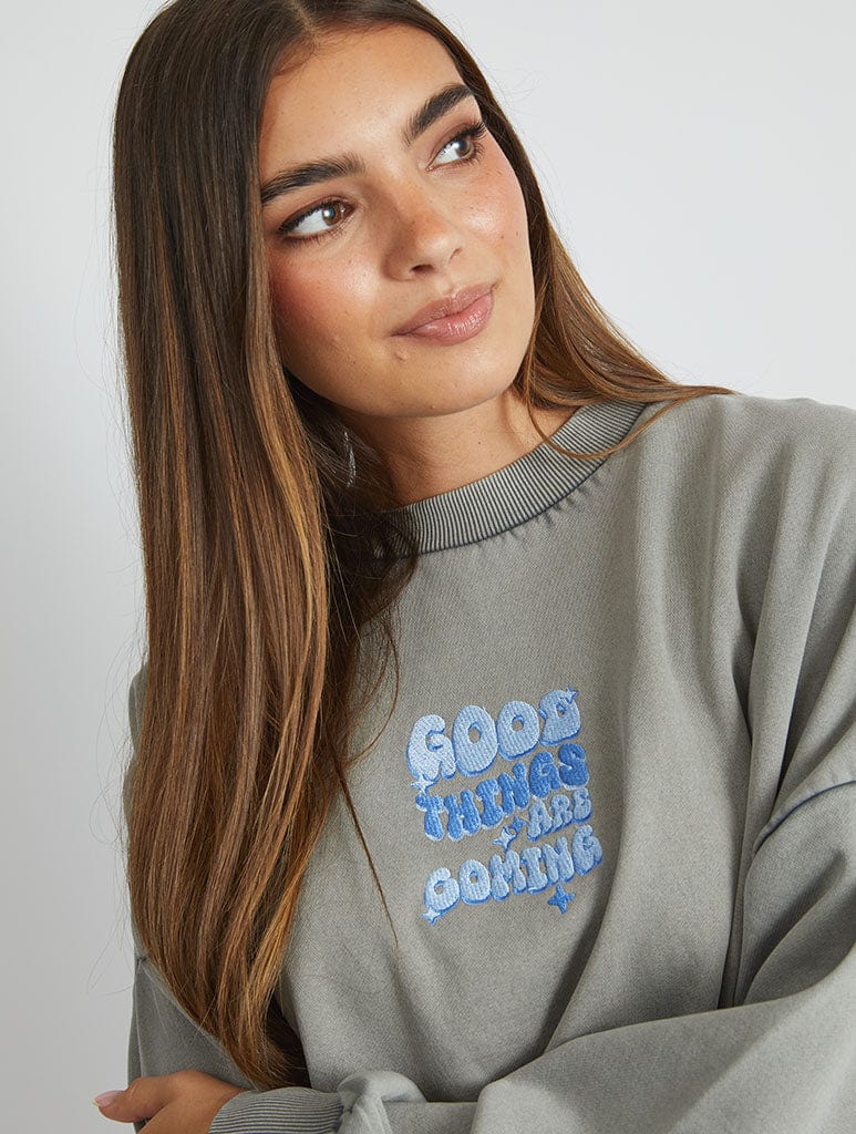Good Things Are Coming Sweatshirt Hoodies & Sweatshirts Skinnydip London
