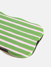 Green and Pink Stripe Ultra Protective iPhone Case Phone Cases Skinnydip London