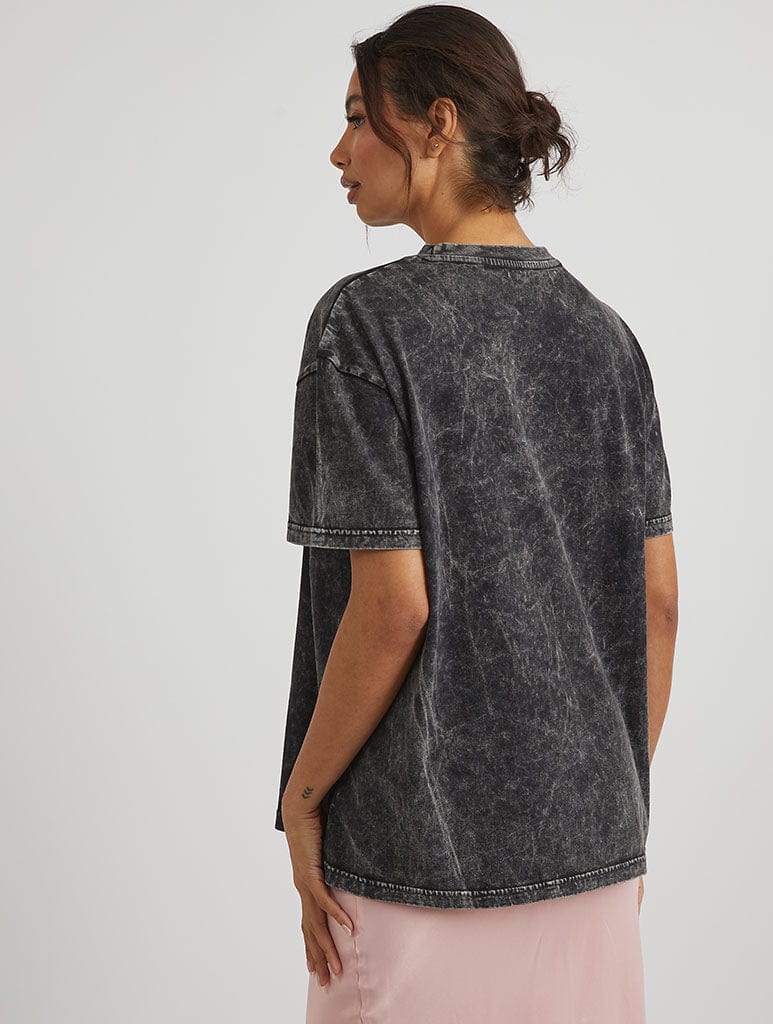Gross T-Shirt in Acid Wash Tops & T-Shirts Skinnydip London