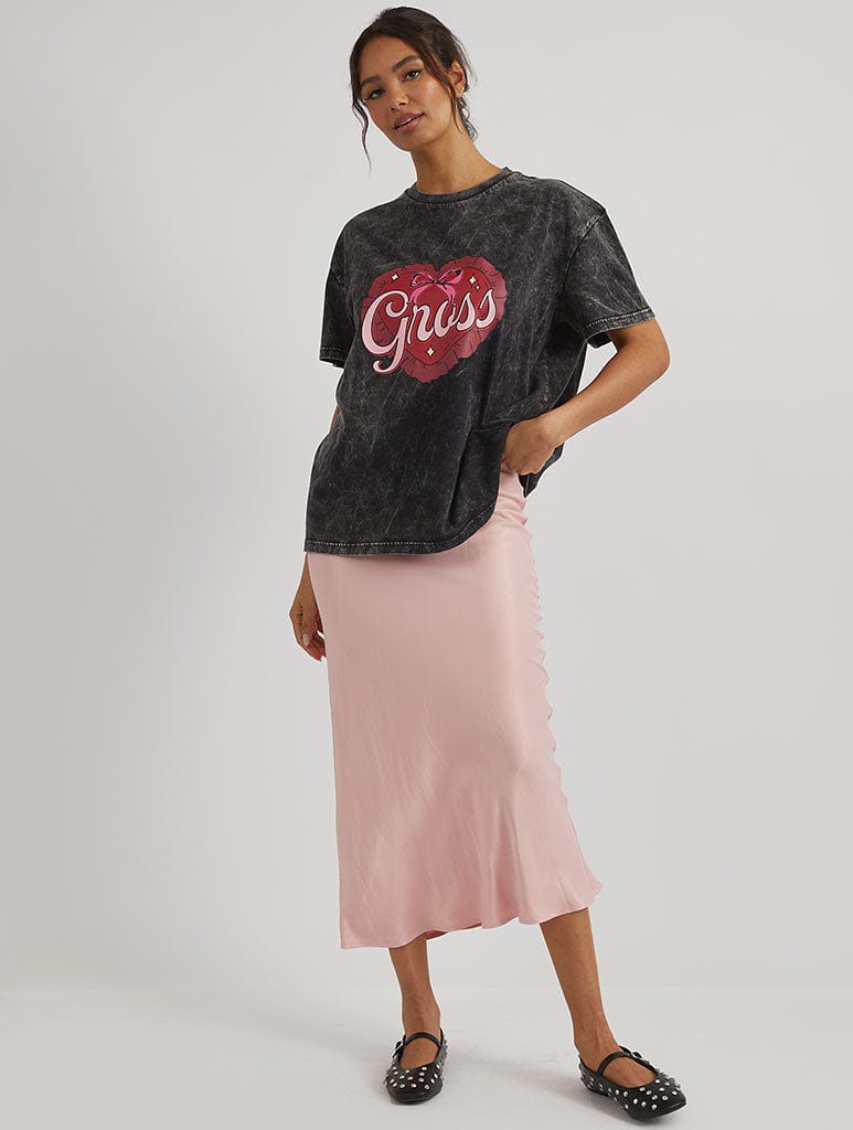 Gross T-Shirt in Acid Wash Tops & T-Shirts Skinnydip London