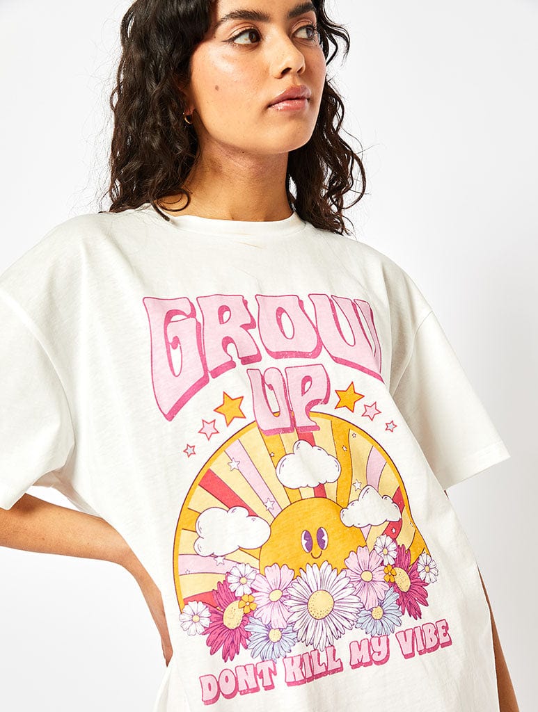 Grow Up Oversized T-Shirt Tops & T-Shirts Skinnydip London