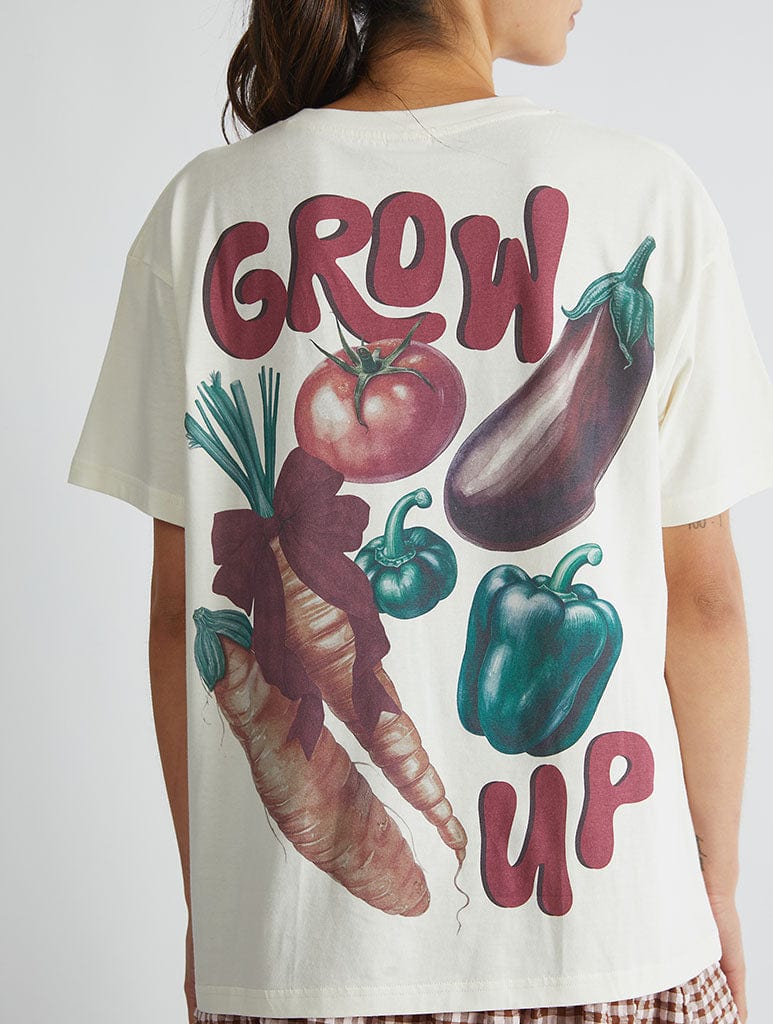 Grow Up Vegetable T-Shirt Tops & T-Shirts Skinnydip London