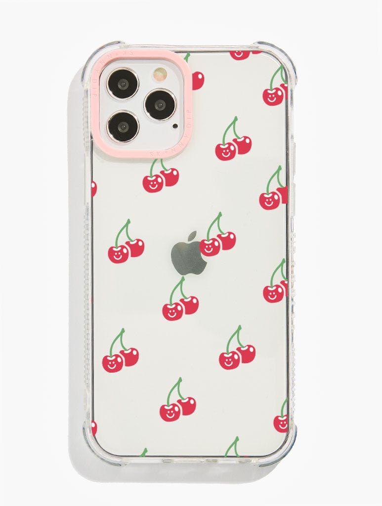 Happy Cherry Shock iPhone Case Phone Cases Skinnydip London