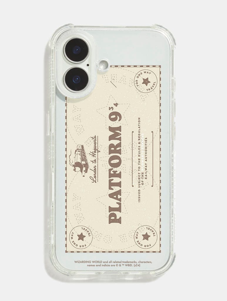 Harry Potter x Skinnydip Hogwarts Express Ticket Shock iPhone Case Phone Cases Skinnydip London