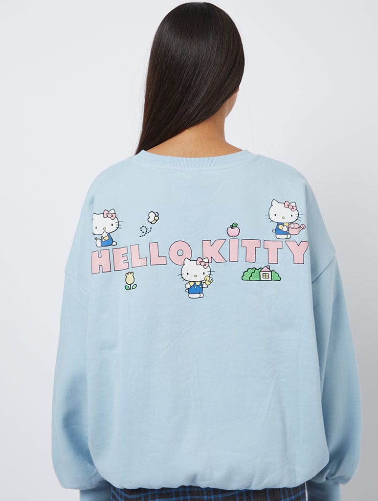Hello Kitty x Skinnydip Embroidery Sweatshirt Hoodies & Sweatshirts Skinnydip London