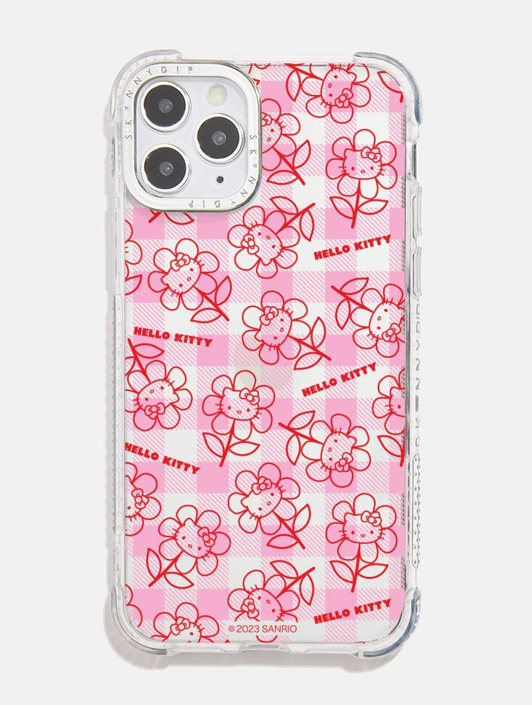 Hello Kitty x Skinnydip Gingham Flower Shock iPhone Case Phone Cases Skinnydip London