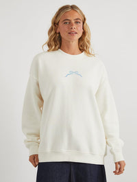 Hello Kitty x Skinnydip Icy Blue Sweatshirt In White Hoodies & Sweatshirts Skinnydip London
