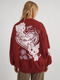 Hello Kitty x Skinnydip Kuromi Sweatshirt Hoodies & Sweatshirts Skinnydip London