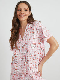 Hello Kitty x Skinnydip Pyjama Shirt & Short Set Lingerie & Nightwear Skinnydip London