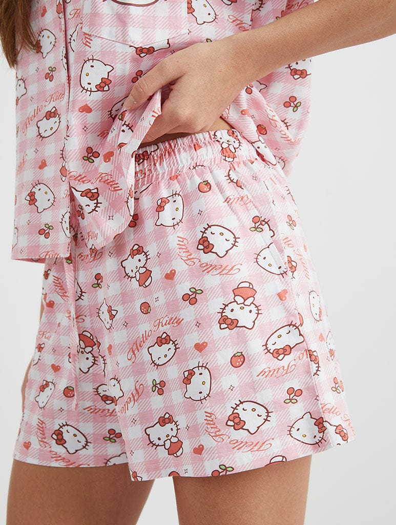 Hello Kitty x Skinnydip Pyjama Shirt & Short Set Lingerie & Nightwear Skinnydip London