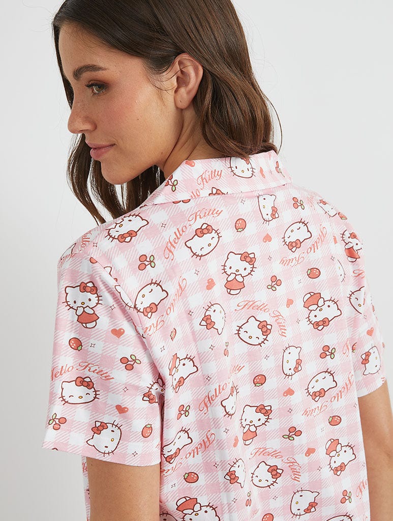 Hello Kitty x Skinnydip Pyjama Shirt & Short Set Lingerie & Nightwear Skinnydip London