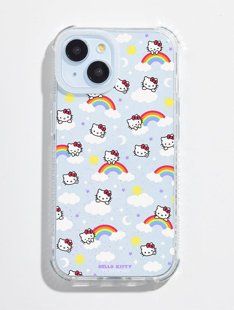 Iphone X Case Clear Whimsical Hello Kitty X Skinnydip Rainbow