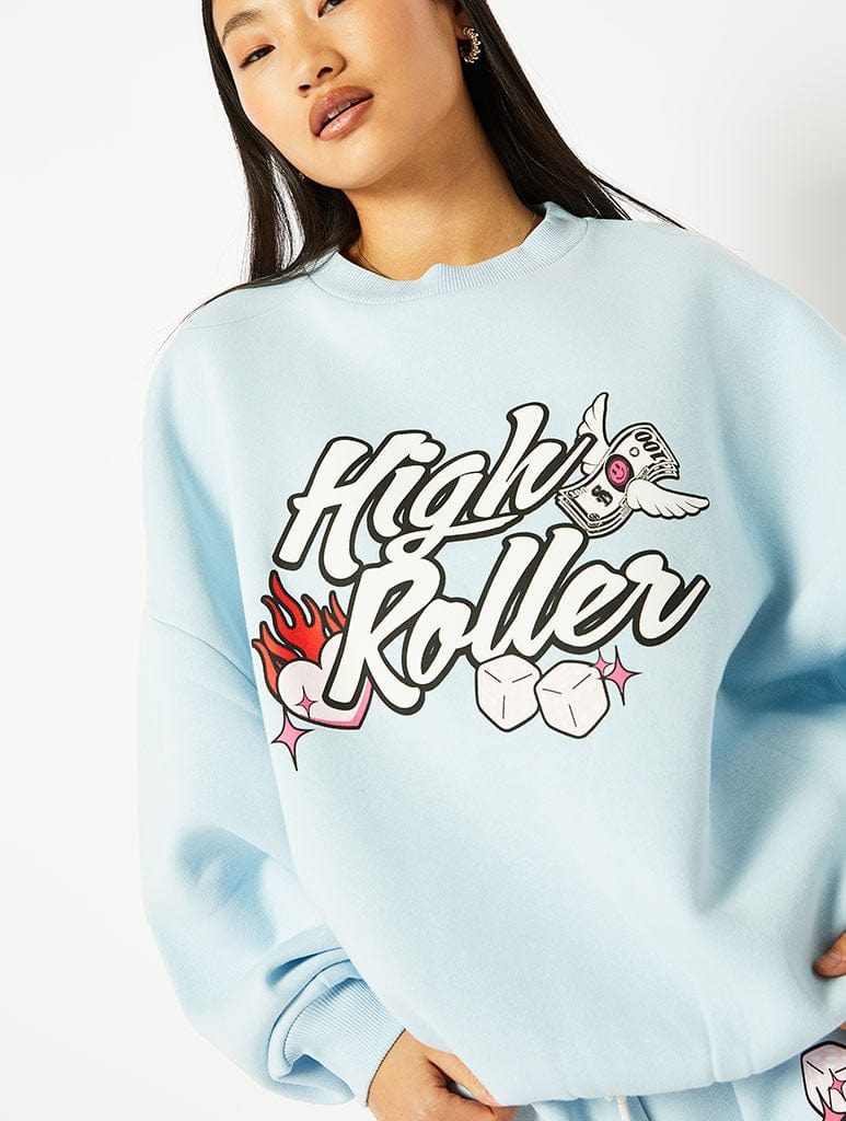 High Roller Oversized Sweatshirt Hoodies & Sweatshirts Skinnydip London