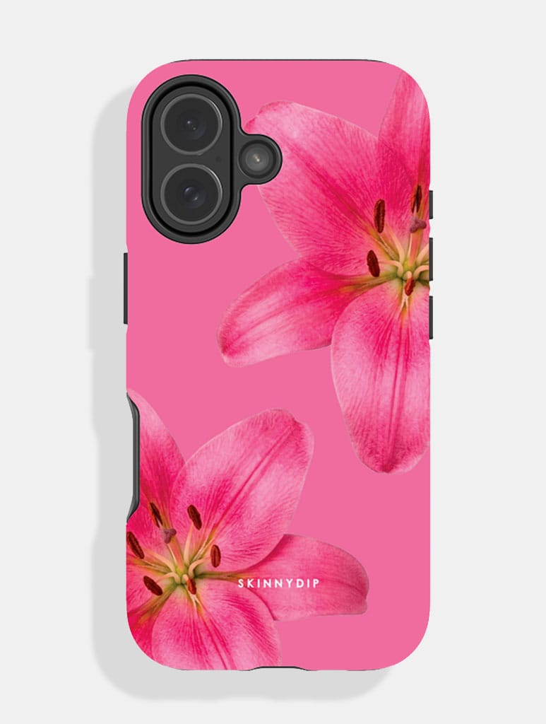 Hot Pink Double Bloom Ultra Protective iPhone Case Phone Cases Skinnydip London