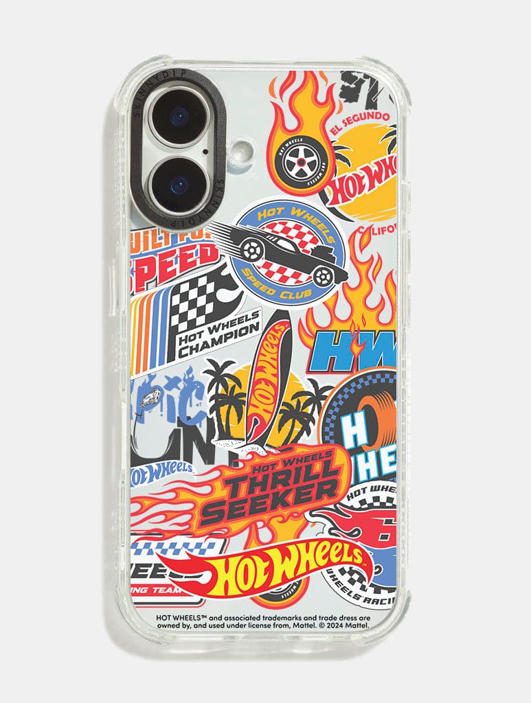 Hot Wheels Sticker Shock iPhone Case Phone Cases Skinnydip London