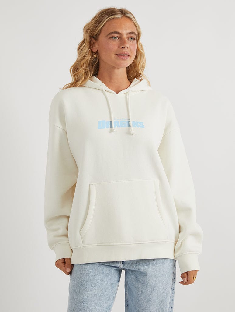 How To Train Your Dragon x Skinnydip Poster Hoodie In White Hoodies & Sweatshirts Skinnydip London