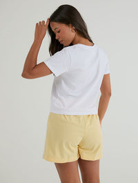 I Heart Hockey Players Baby T-Shirt In White Tops & T-Shirts Skinnydip London