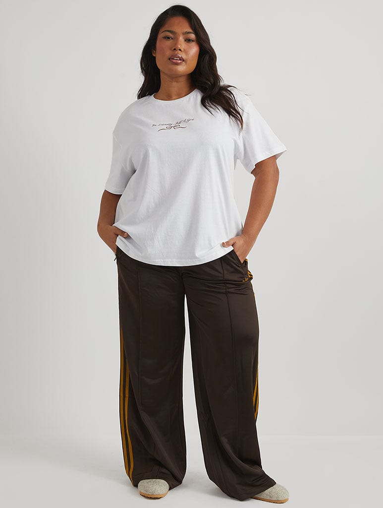 I'm Literally Just A Girl T-Shirt In Ecru Tops & T-Shirts Skinnydip London