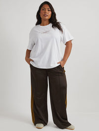 I'm Literally Just A Girl T-Shirt In Ecru Tops & T-Shirts Skinnydip London