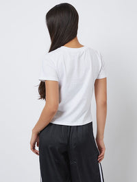 I'm Still In 2016 Baby T-Shirt In White Tops & T-Shirts Skinnydip London