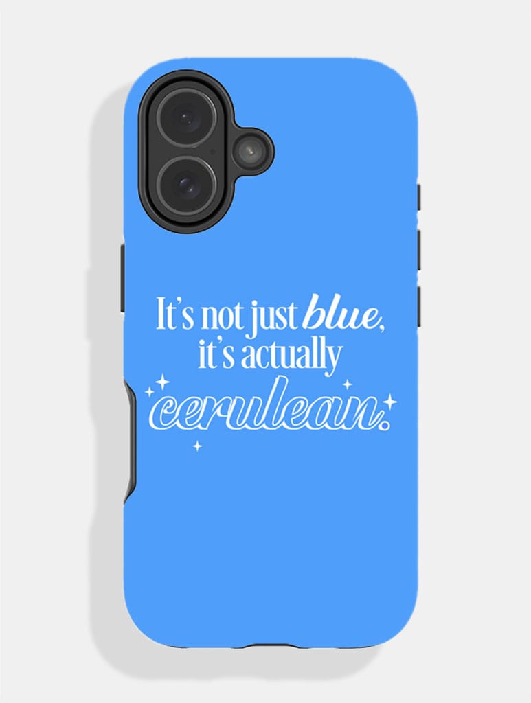 It's Actually Cerulean Ultra Protective iPhone Case Phone Cases Skinnydip London