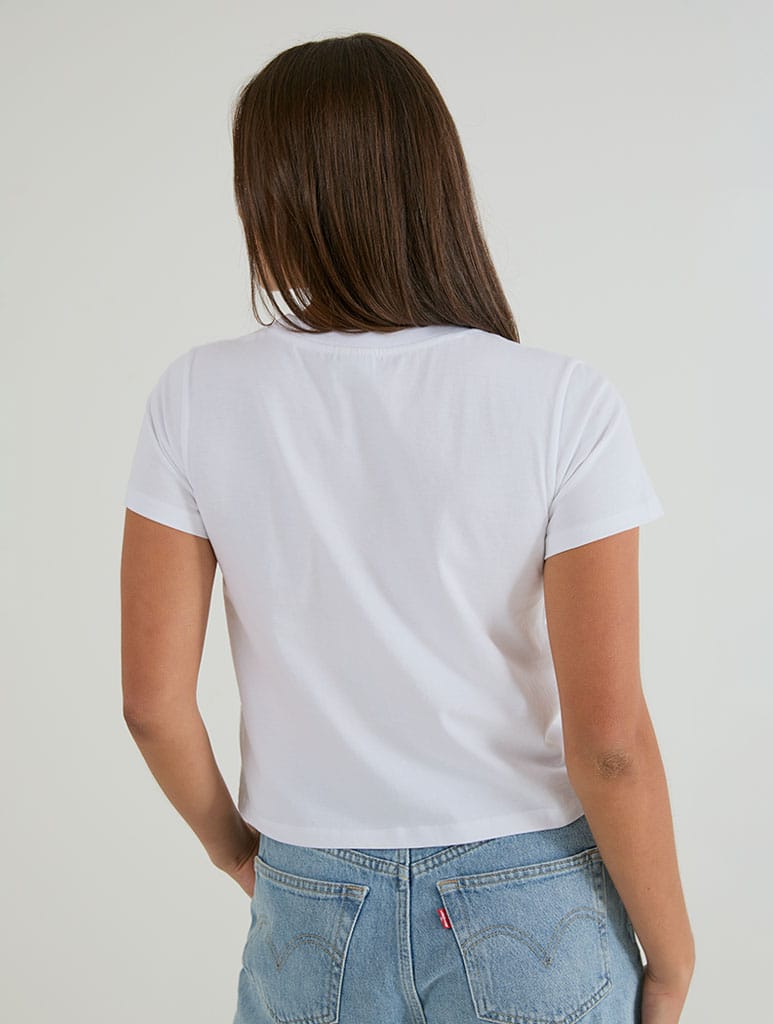 It's Coming Home Baby T-Shirt In White Tops & T-Shirts Skinnydip London