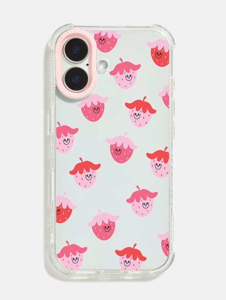 Jessica Lee x Skinnydip Strawberry Smiles Shock iPhone Case Phone Cases Skinnydip London